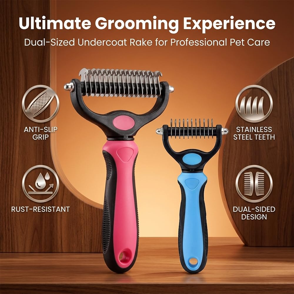 ChillHund GroomPro 2-in-1 Dematting Brush