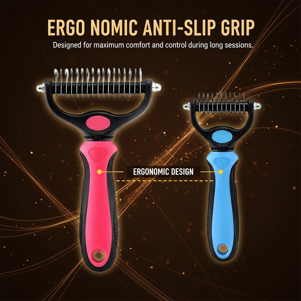 ChillHund GroomPro 2-in-1 Dematting Brush