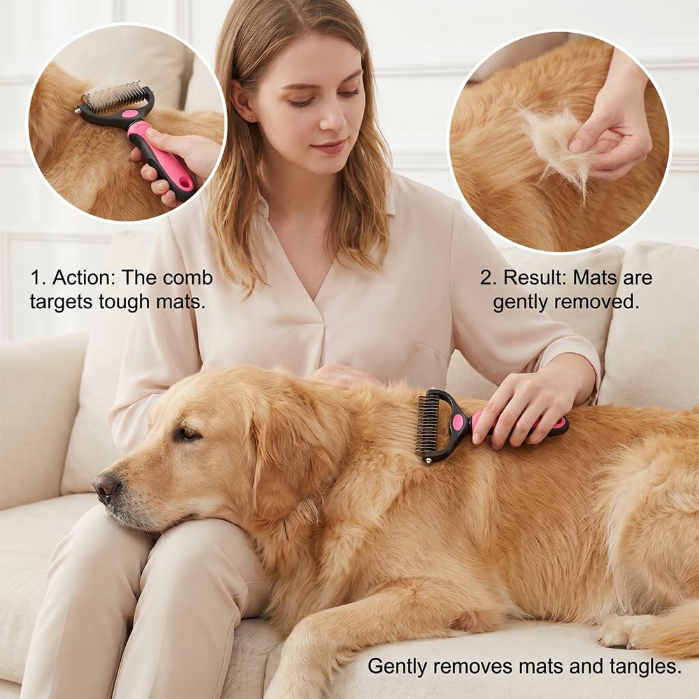 ChillHund GroomPro 2-in-1 Dematting Brush