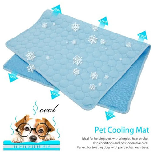 ChillHund Cooling Mat - ice silk cooling fabric
